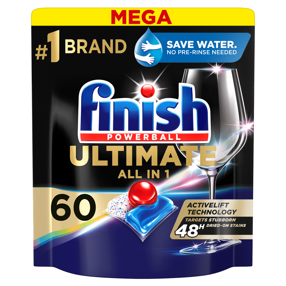 Finish Ultimate All in 1 - kapsule do umývačky riadu 60 ks